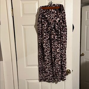 SHEIN Abstract Black and Brown Skirt